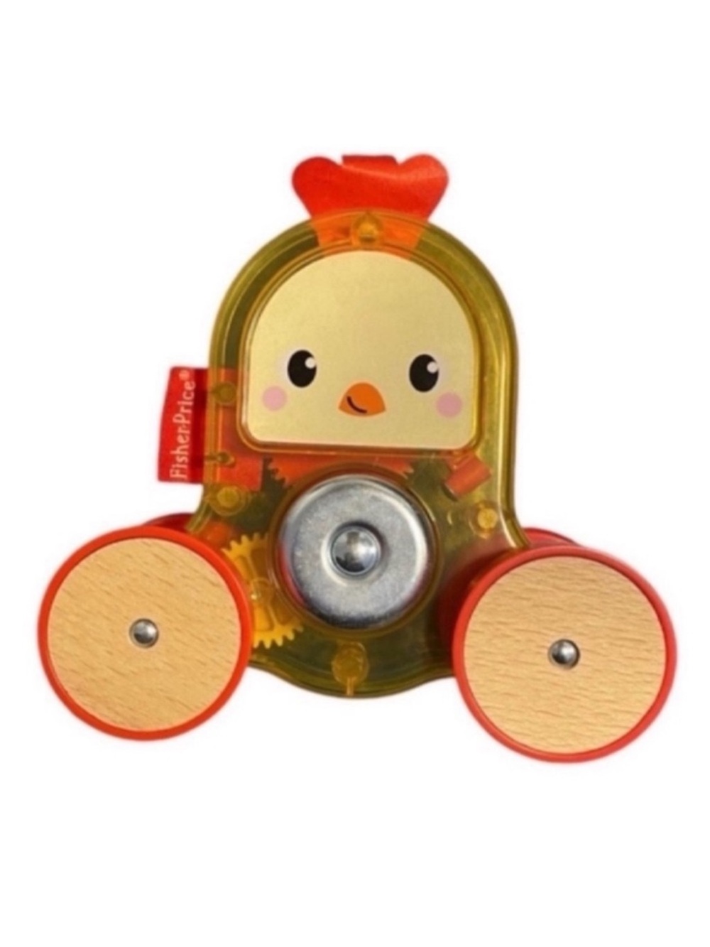 Fisher Price Rolling Surprise Rooster Push Along Toy